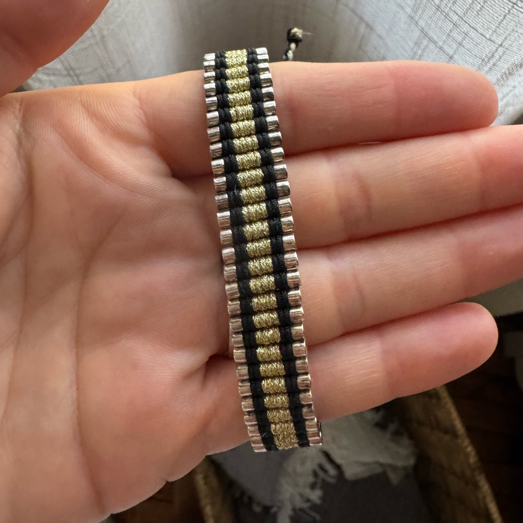 Links Of London Gold And Black Sterling Silver Bracelet